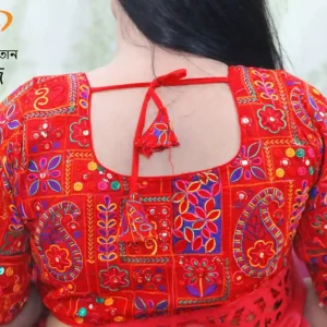 গুজরাটি কাতান (লাল)