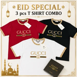 GUCCI T-Shirt 3 pcs Combo